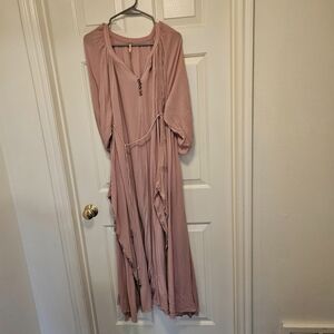 Free People Blush Pink Maxi Dress
